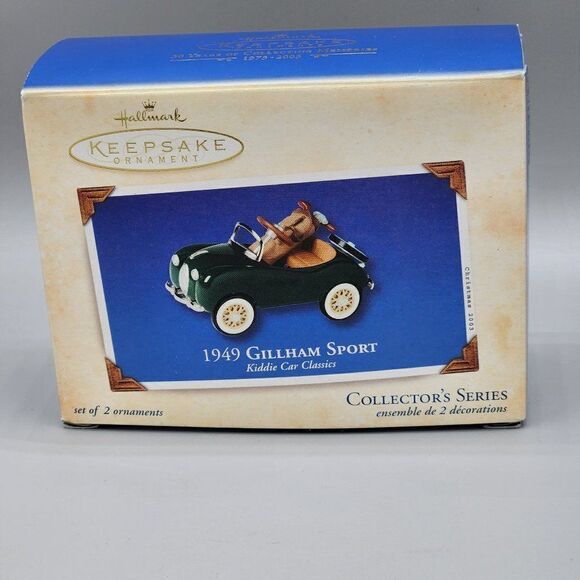 2003 Hallmark Keepsake Miniatures 1949 Gillham Sport Kiddie Car Collector Series - Picture 1 of 5
